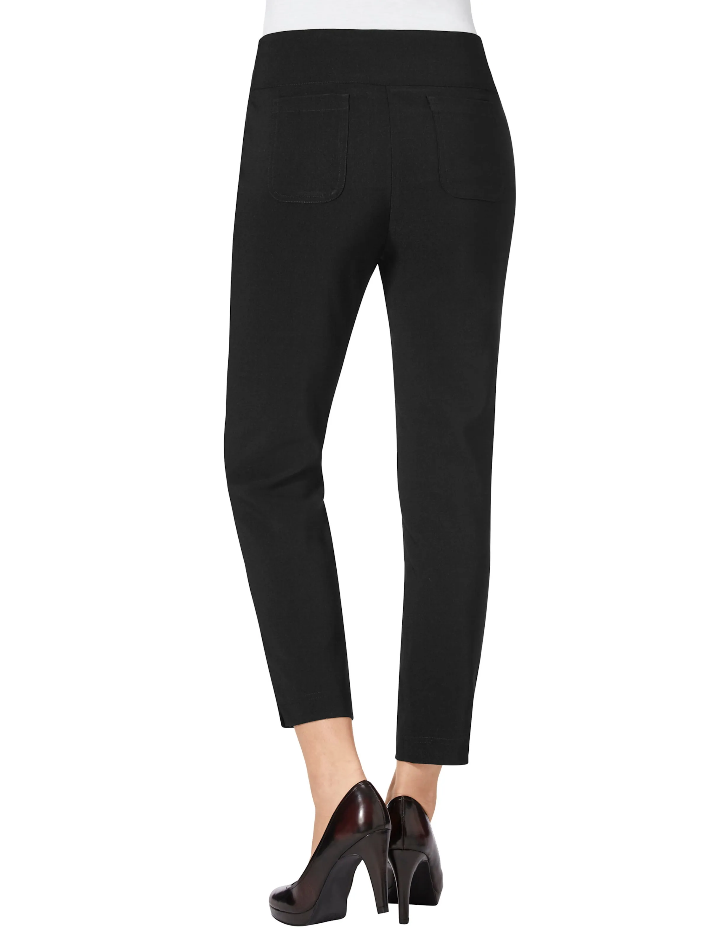 7/8-Hose in schwarz