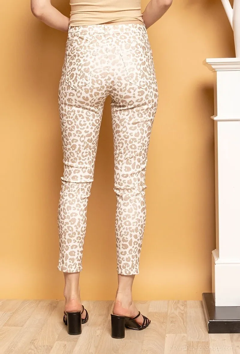 Leopard printed pants