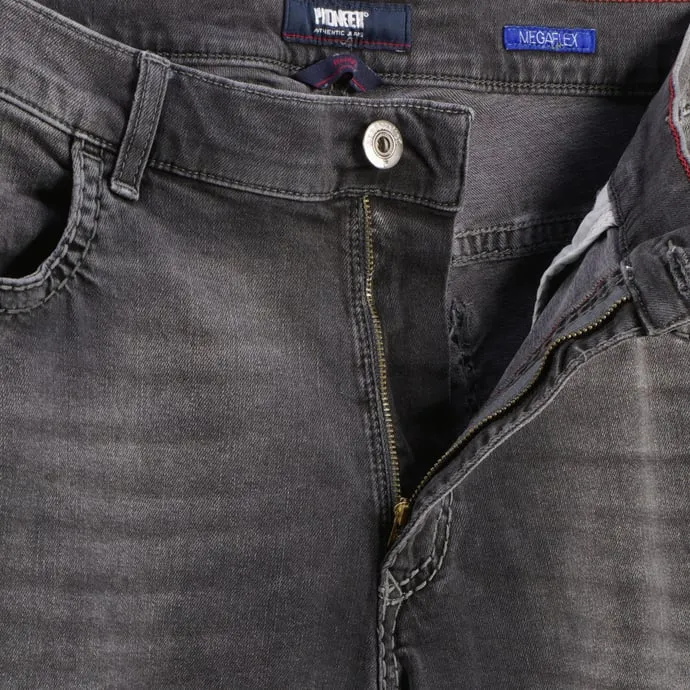 Pioneer Stretch-Jeans "Rando", gerade, grau 