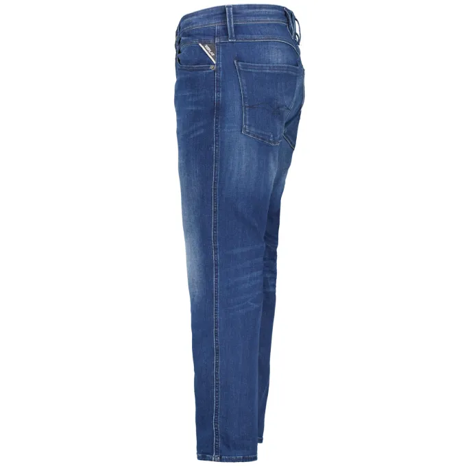 Replay Stretch-Jeans "Anbass", körpernah, dunkelblau 